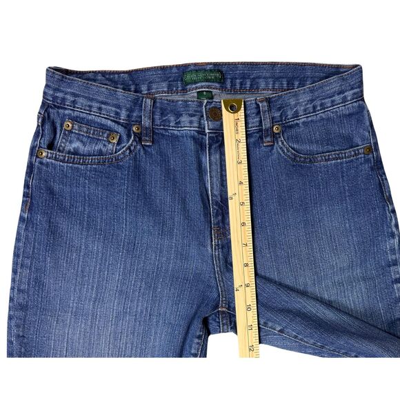 Ralph Lauren Womens Jeans Lauren‎ Jeans Company Classic Straight Denim Sz 8 Blue - Picture 4 of 8